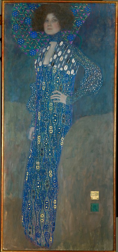 Fröken Emilie Floege av Gustav Klimt
