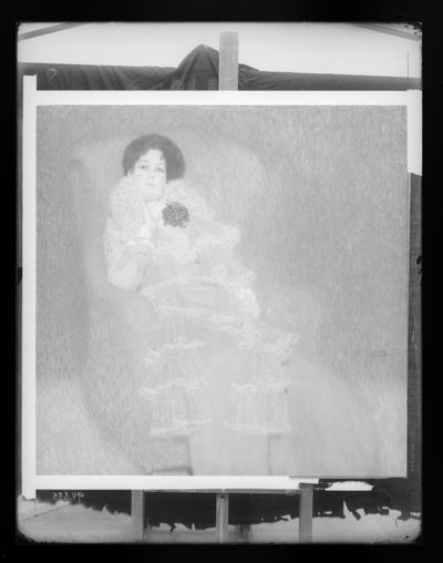 Porträtt Marie (Mary Anna) Henneberg av Gustav Klimt