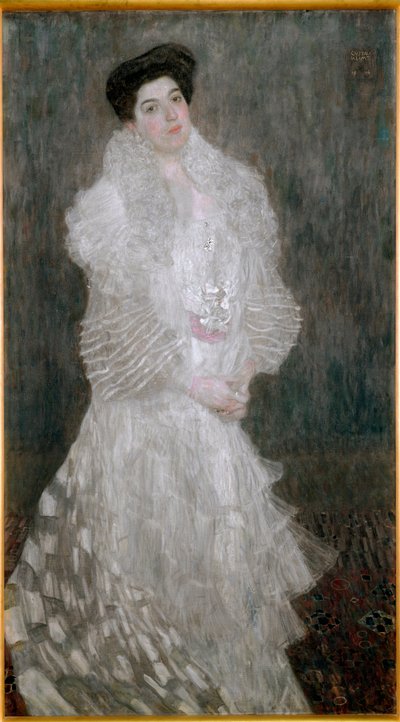 Porträtt av Hermine Gallia av Gustav Klimt