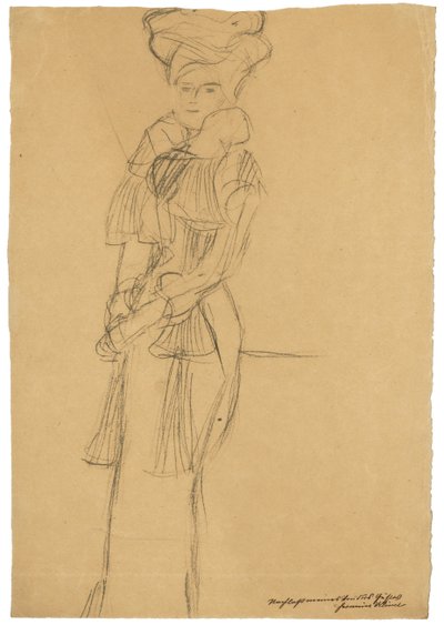 Porträtt av Marie Henneberg av Gustav Klimt