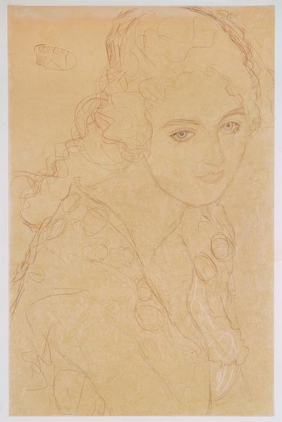 Porträtt av Ria Munk III av Gustav Klimt