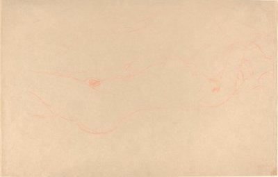 Liggande kvinna av Gustav Klimt