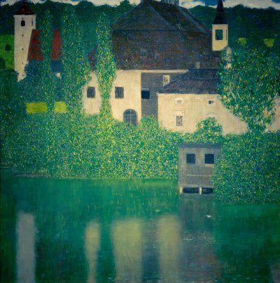 Kammer am Attersee slott I av Gustav Klimt