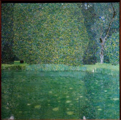 Slottsdamm i Kammer am Attersee av Gustav Klimt