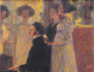 Schubert vid pianot I av Gustav Klimt
