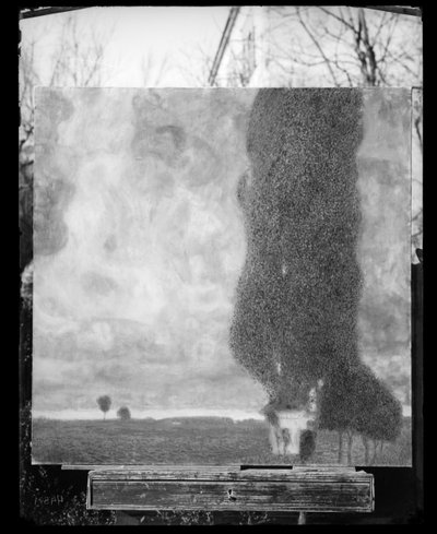 The berth cottonwood II (stigande storm) av Gustav Klimt