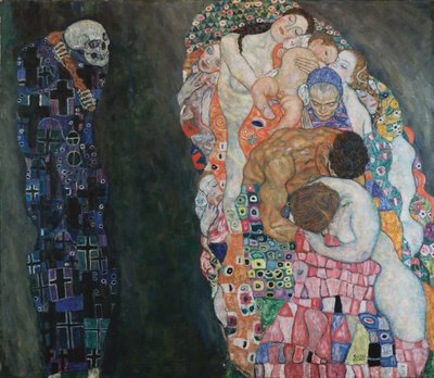 ”Död och liv” av Gustav Klimt