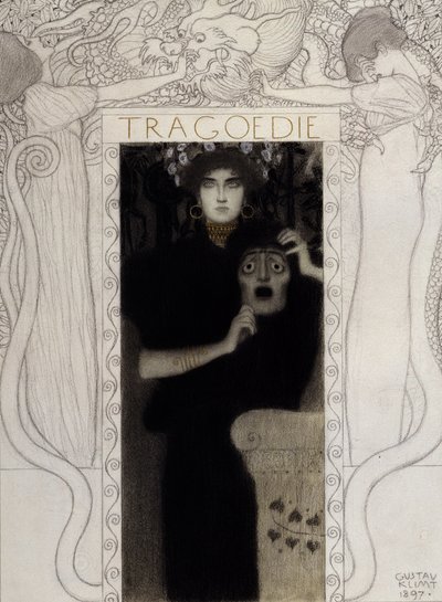 Tragedi, 1897 av Gustav Klimt