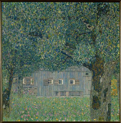 Bondgård i övre Österrike av Gustav Klimt