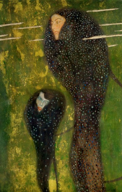Nymfer i vatten - silverfisk av Gustav Klimt