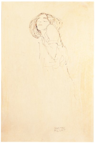 Kvinna från vänster av Gustav Klimt