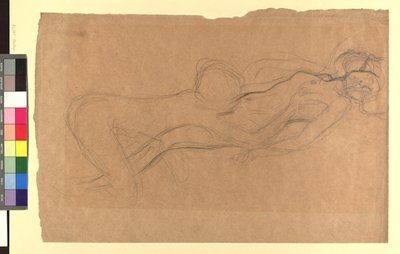 Zwei Frauenakte av Gustav Klimt