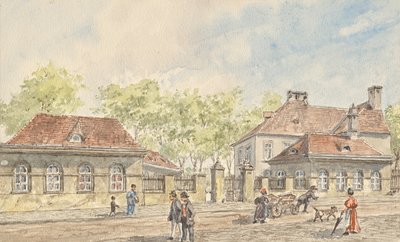 Hohlweggasse i Wien Landstrasse av Gustav Korompay