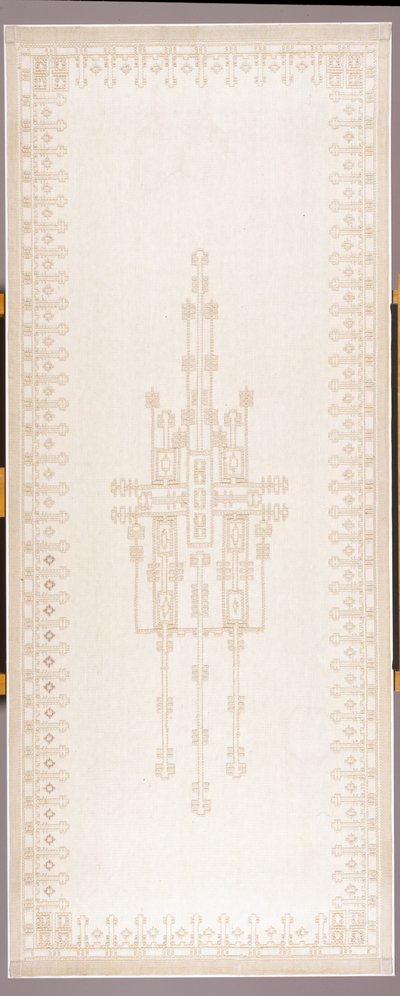 Gardinpanel, ca 1908 (bomull och linne) av Gustav Stickley
