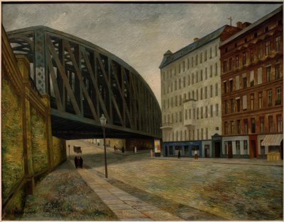 Bron över Ackerstraße Berlin North av Gustav Wunderwald
