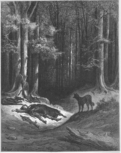 Le loup et le chasseur - Vargen och jägaren - från 