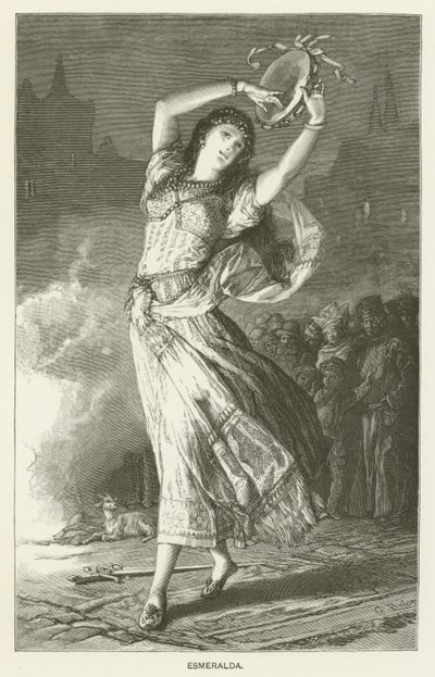 Esmeralda av Gustave Brion