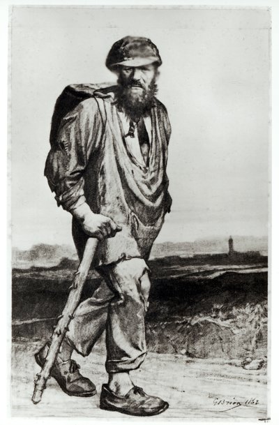 Jean Valjean, illustration från 