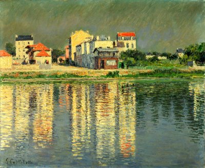 Banken av Seine vid Argenteuil, 1889 av Gustave Caillebotte