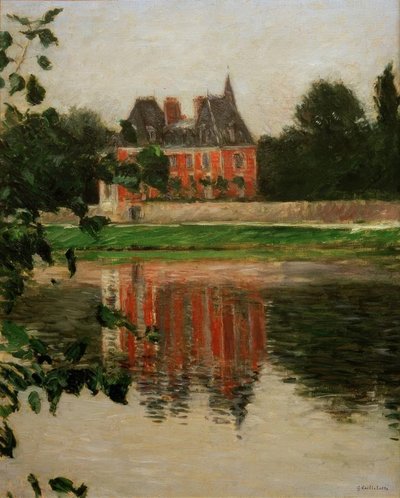 Slott på stranden av Seine, Argenteuil av Gustave Caillebotte