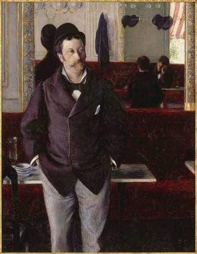 På ett kafé, 1880. av Gustave Caillebotte