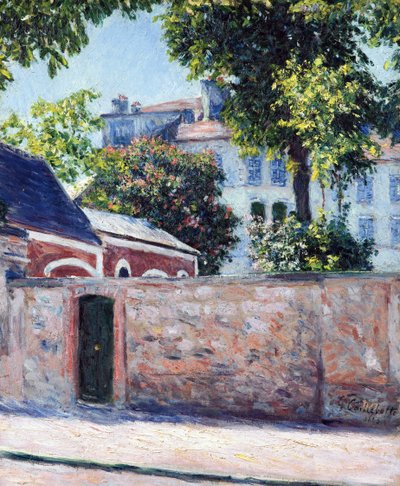Hus i Argenteuil - Målning av Gustave Caillebotte (1848-1894) av Gustave Caillebotte