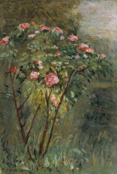 Rosenbusken av Gustave Caillebotte