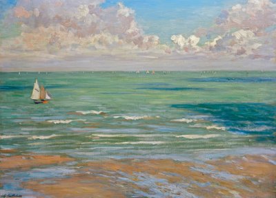 Marine (od. Marine, regattor i Villers) av Gustave Caillebotte