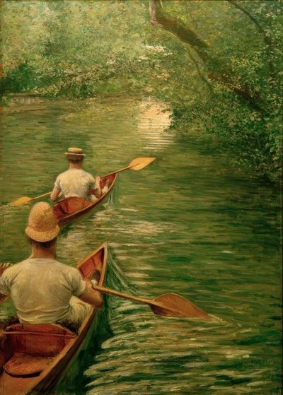 Perissorier på Yerres av Gustave Caillebotte