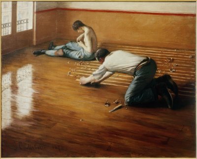 Golvhyvlar av Gustave Caillebotte