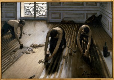 Golvskraporna av Gustave Caillebotte