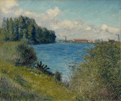 Seine vid Argenteuil av Gustave Caillebotte