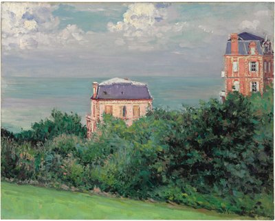 Villor i Villers-sur-Mer (olja på duk) av Gustave Caillebotte