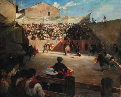 Träningskamp i Biscaya, 1888 av Gustave Colin