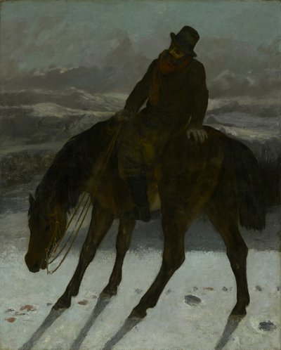 Jägare till häst av Gustave Courbet