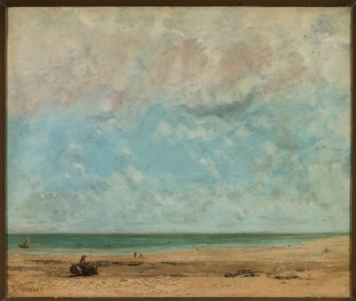 Kustlandskap av Gustave Courbet