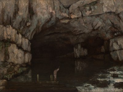 Loues grotta av Gustave Courbet