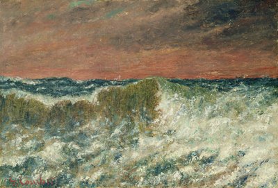 Vågen av Gustave Courbet