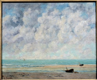 Havet i lugnt väder av Gustave Courbet