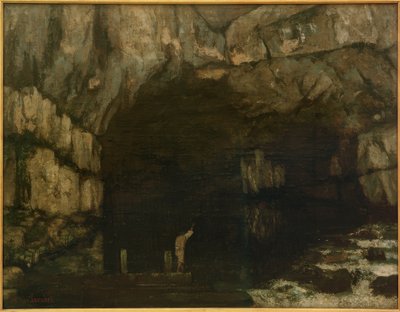 Källan till Loue av Gustave Courbet