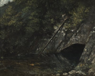 Landskap från La Source Bleue av Gustave Courbet