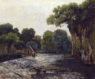 Slussen vid Loue av Gustave Courbet