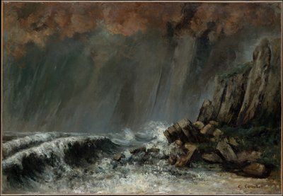 Marin: Vattenvirveln av Gustave Courbet