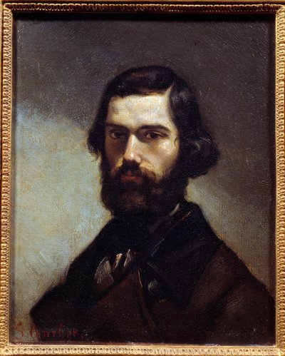 Porträtt av Jules Valles (1832-1885) författare, journalist och politiker. Målning av Gustave Courbet (1819-1877) av Gustave Courbet