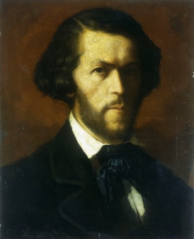 Porträtt av en gentleman av Gustave Courbet