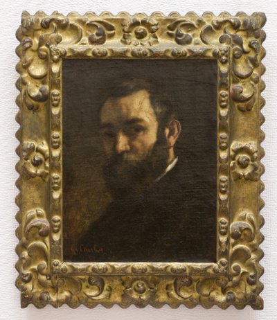 Porträtt av en man av Gustave Courbet
