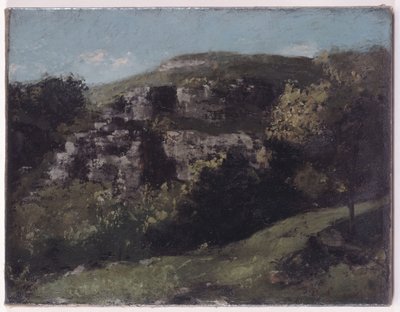 Klippor vid Ornans av Gustave Courbet
