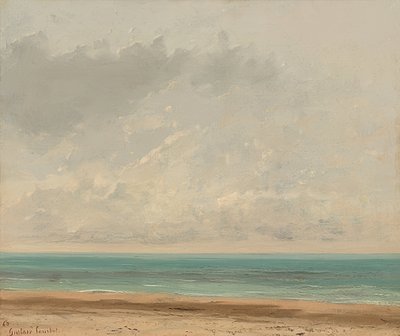 Lugnt hav. 1866 av Gustave Courbet