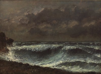 Storm i horisonten av Gustave Courbet