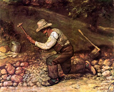 Steinhauer av Gustave Courbet
